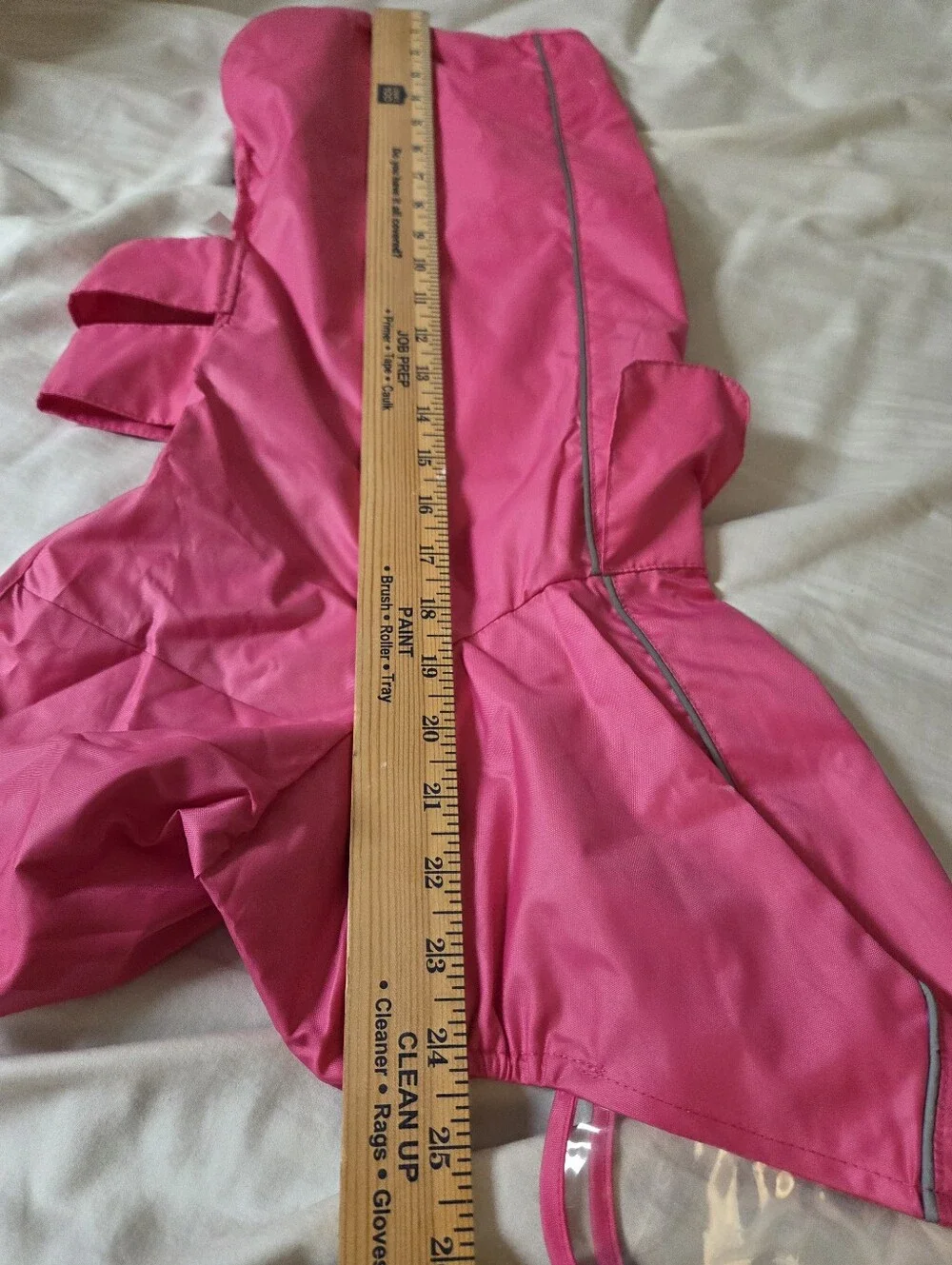 Pink Waterproof Pet Raincoat
